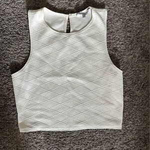 Elegant White Sleeveless Top